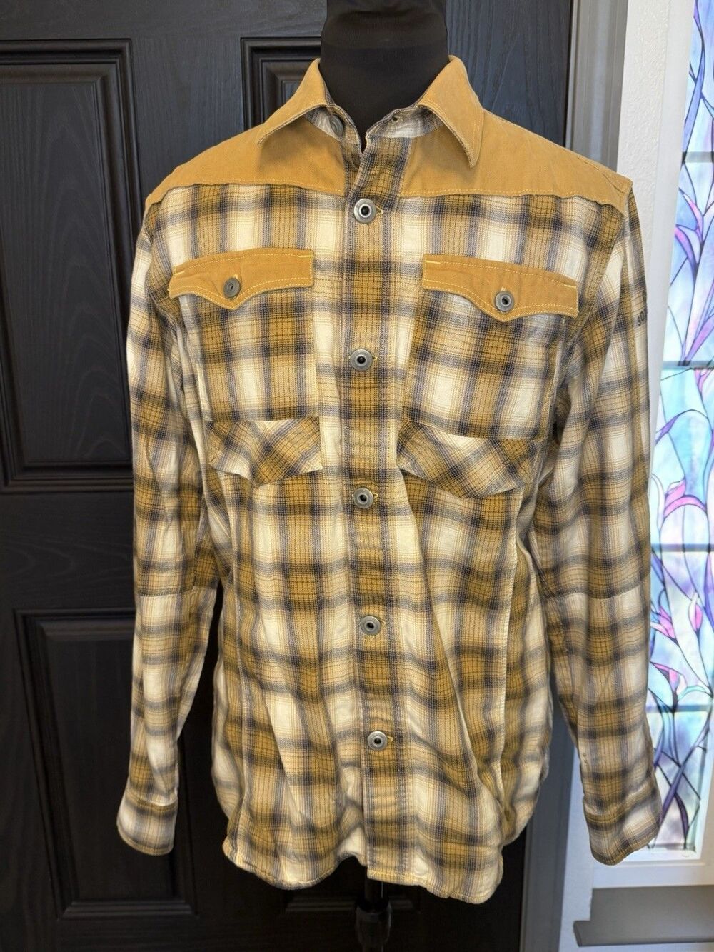 G-STAR HIKER PERTH TRITON Shirt Men Size L Long Sleeve
